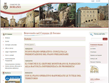 Tablet Screenshot of comune.sorano.gr.it